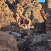 A Temple in the Mountainside, Petra, Jordan